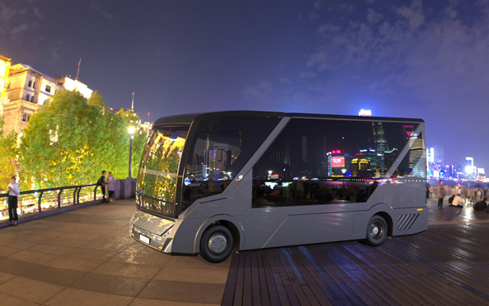 Labin Presented a Domestic Electric Minibus City Bus Project