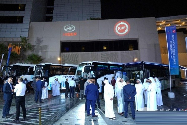 Higer Launches New V-Series Bus in Dubai