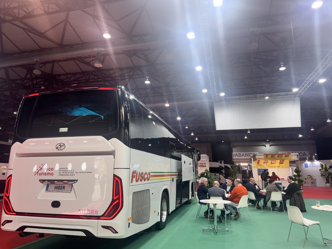 Higer Bus Makes a Stunning Debut at Expobus in Spain